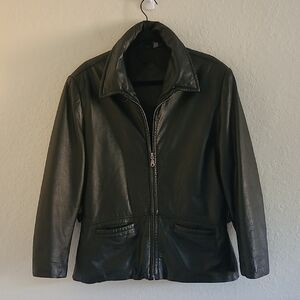 Preston & York Women's Black Leather Jacket